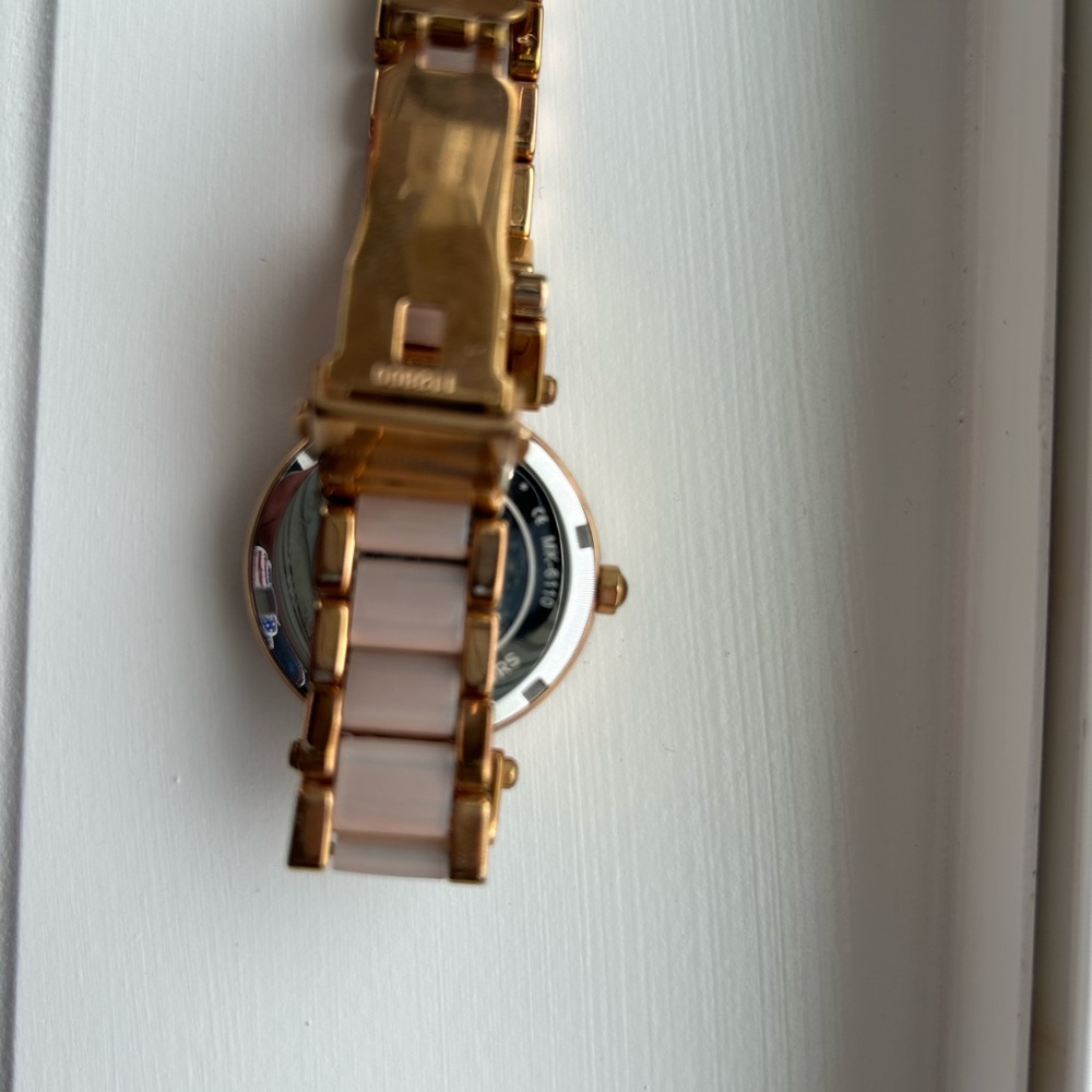 Michael Kors Parker Rose Blush and Gold Women's Watch - Picture 5 of 5